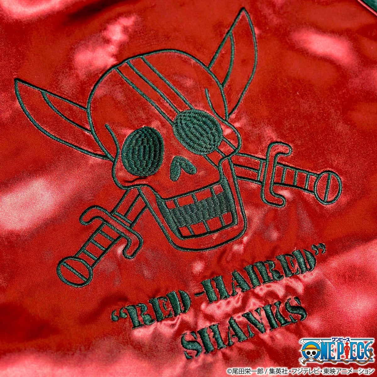 【ONE PIECE×絡繰魂】赤髪のリバーシブルスカジャン(シャンクス)
