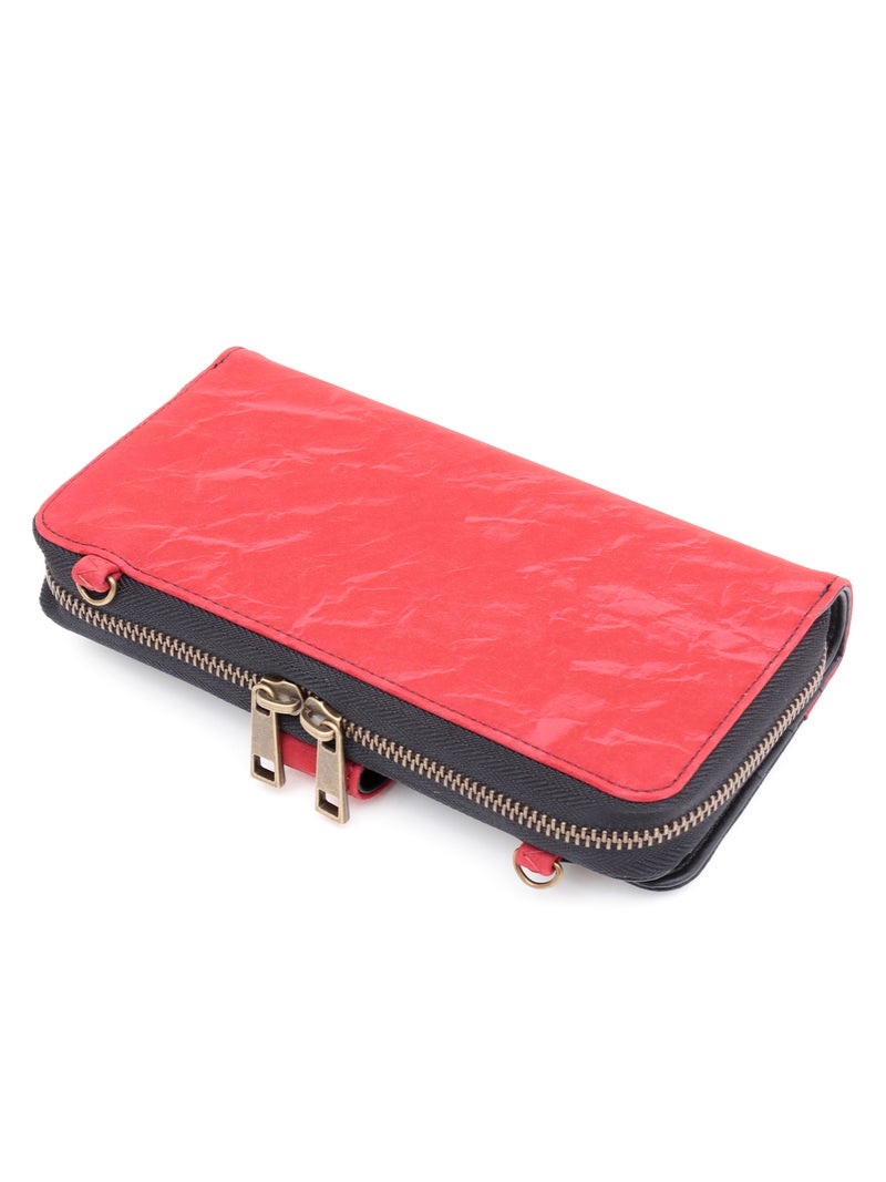 ≪40%OFF≫【雅結】桜刺繍ショルダーウォレット≪返品・取寄対応不可≫