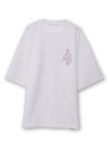【雅結】桜柄 刺繍入りTシャツ