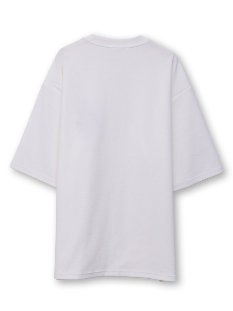 【雅結】桜柄 刺繍入りTシャツ