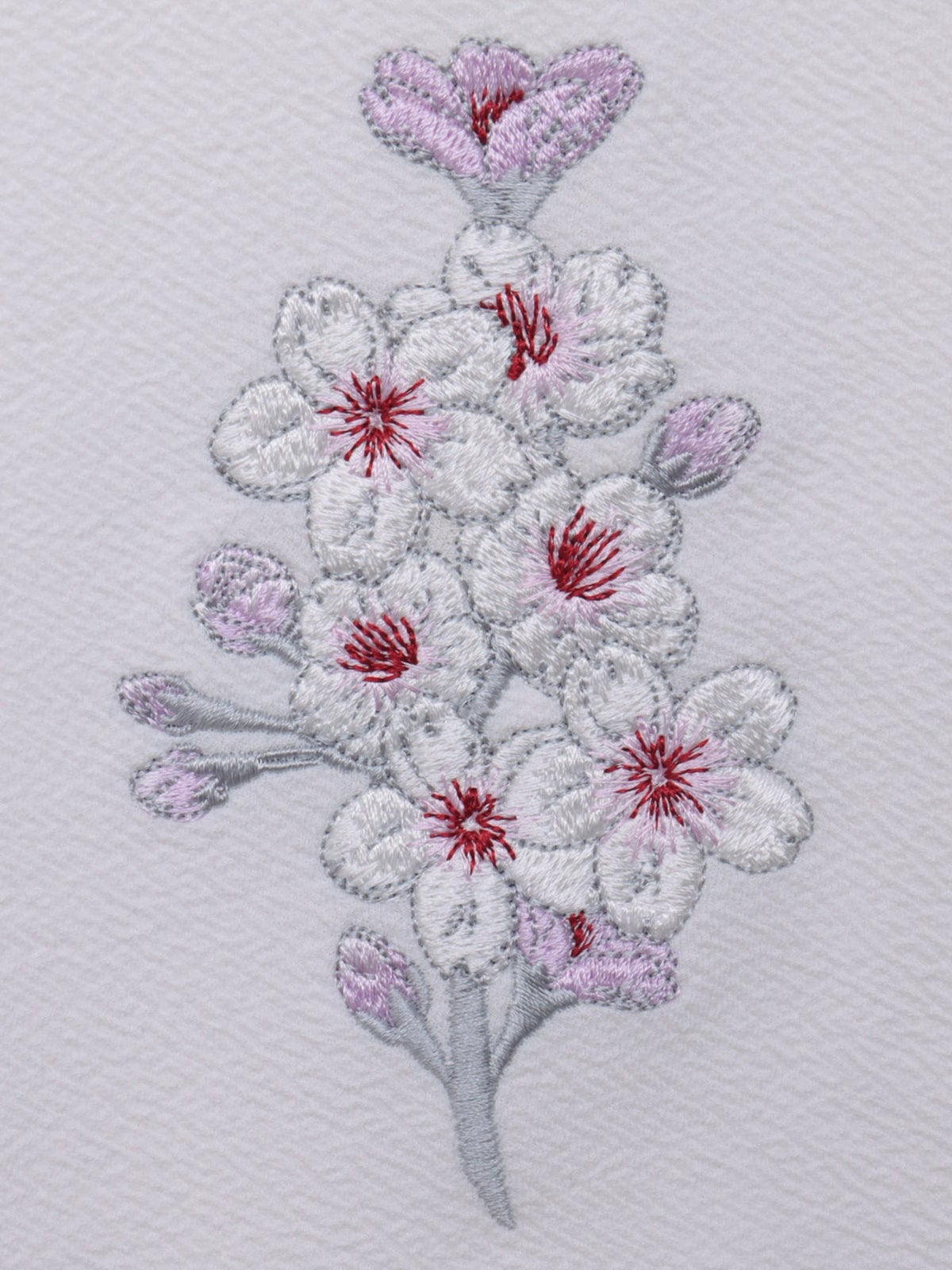 【雅結】桜柄 刺繍入りTシャツ