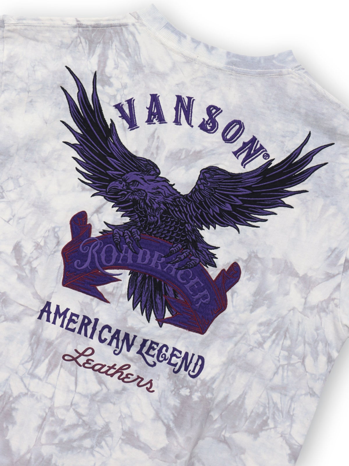 【VANSON】イーグル刺繍入りTシャツ〔別注〕