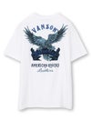 【VANSON】イーグル刺繍入りTシャツ〔別注〕