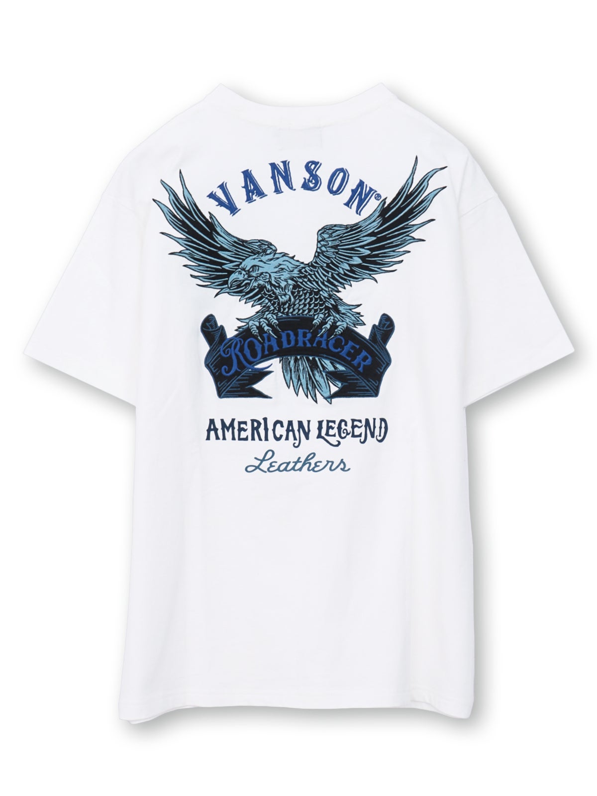 【VANSON】イーグル刺繍入りTシャツ〔別注〕