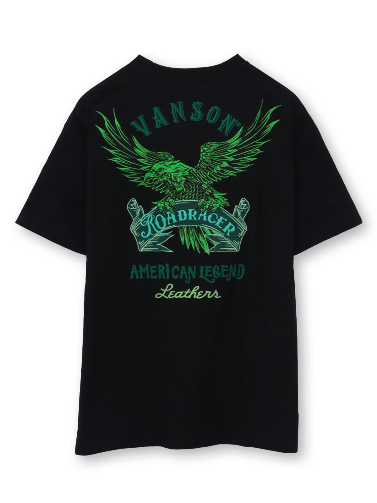 【VANSON】イーグル刺繍入りTシャツ〔別注〕