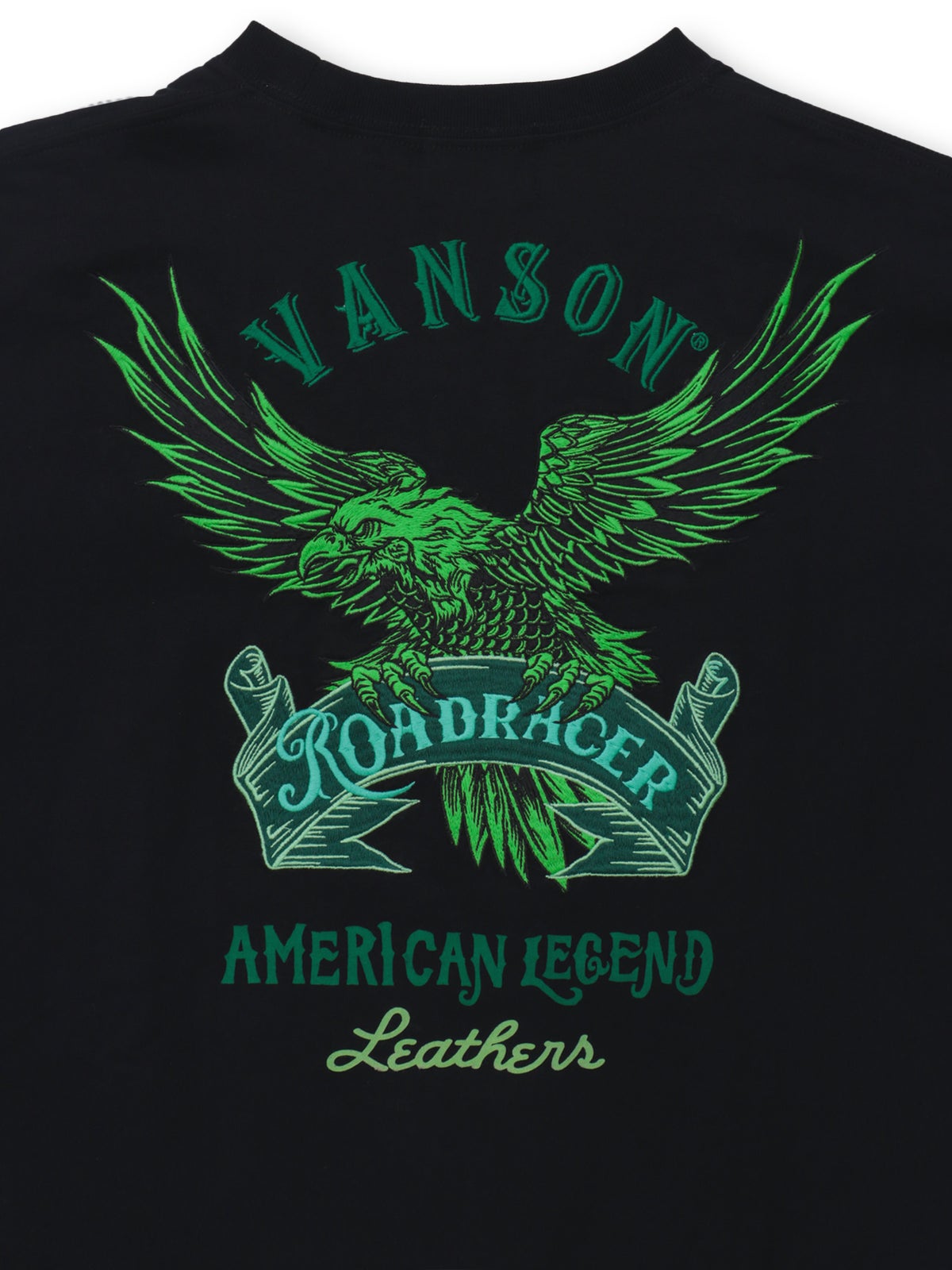 【VANSON】イーグル刺繍入りTシャツ〔別注〕