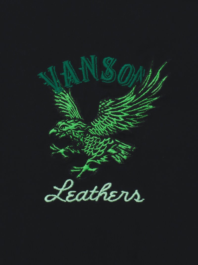 【VANSON】イーグル刺繍入りTシャツ〔別注〕