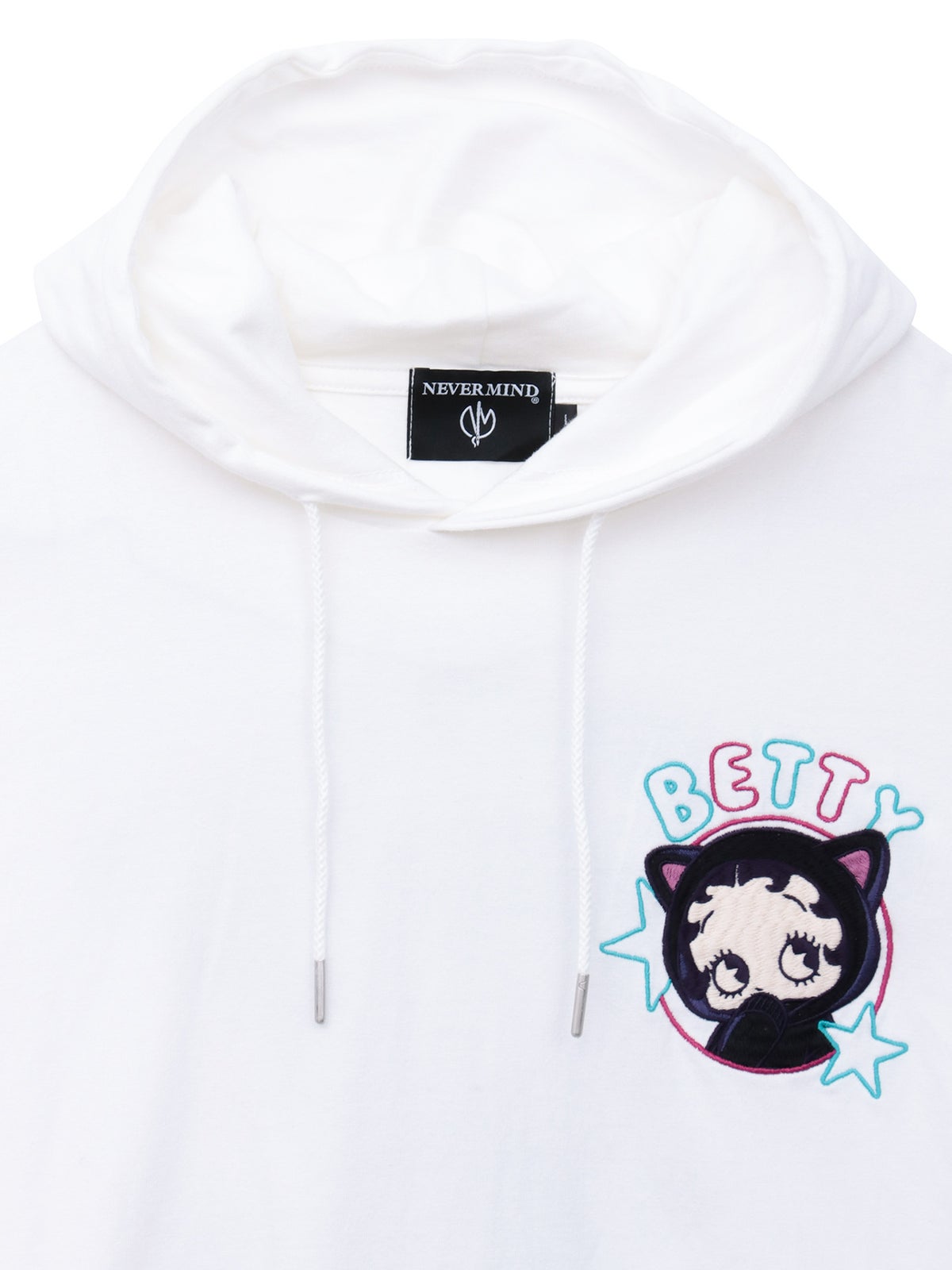 【BETTY BOOP】“サイバーベティ”BIGシルエット半袖TEEパーカー〔別注〕