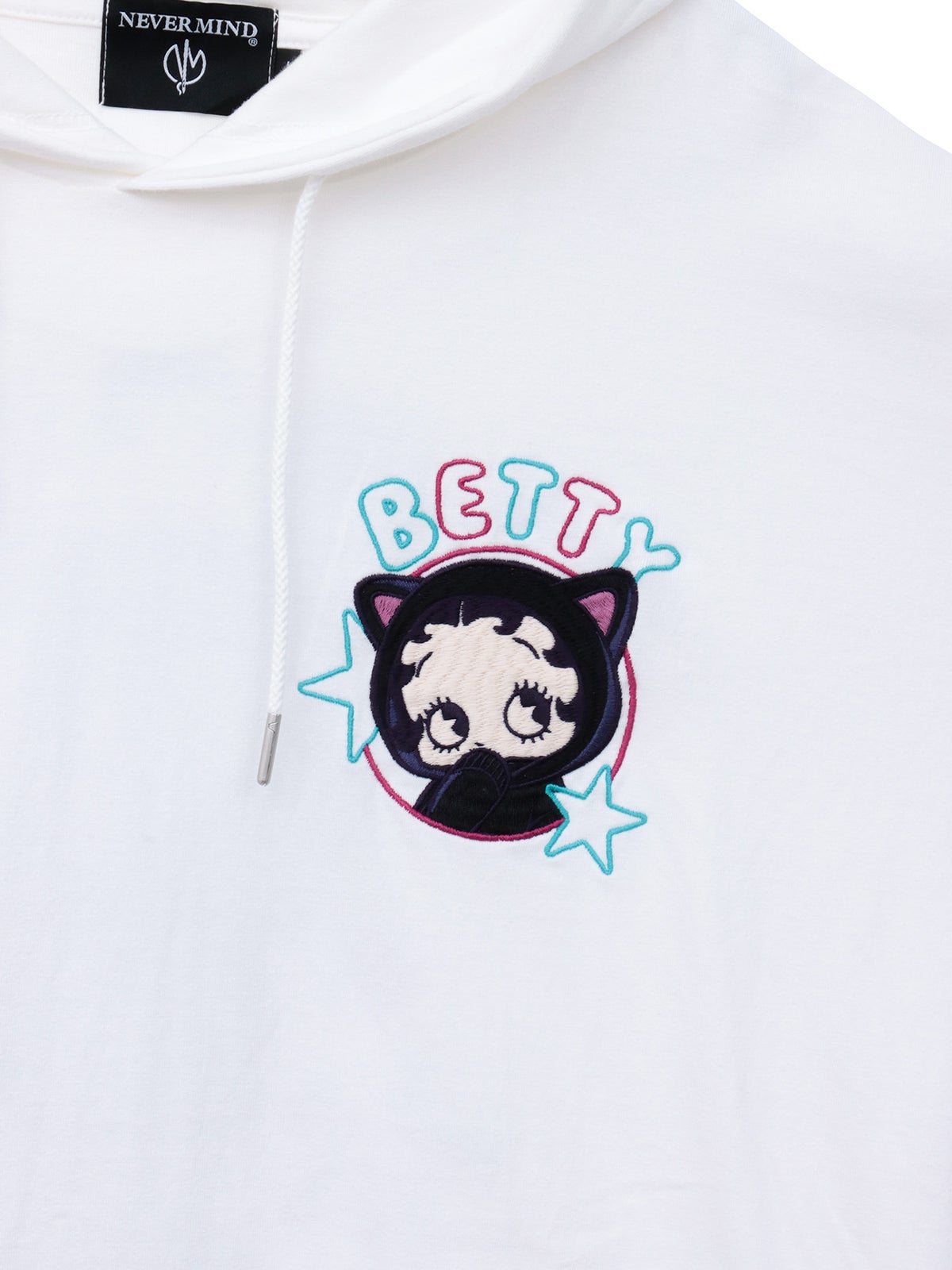 【BETTY BOOP】“サイバーベティ”BIGシルエット半袖TEEパーカー〔別注〕