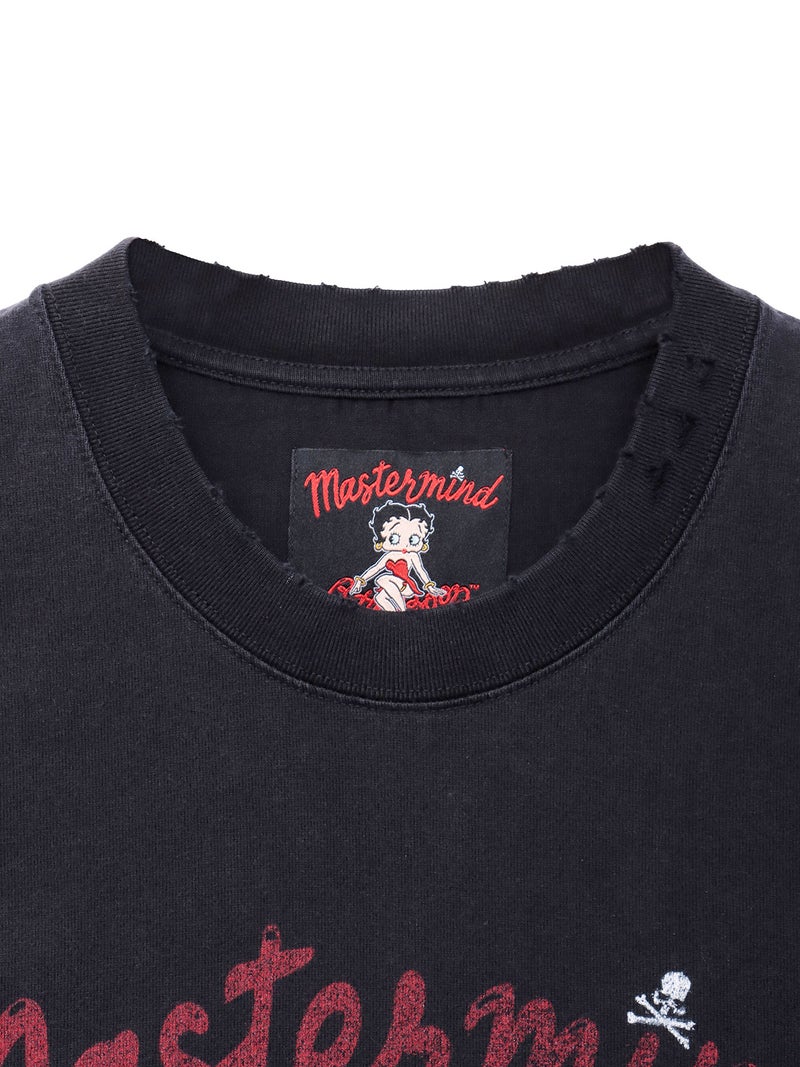 【MASTERMIND×BETTY BOOP】ダメージTシャツ