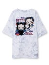 【BETTY BOOP】“デビルWベイビーベティ”刺繍入りTシャツ〔別注〕