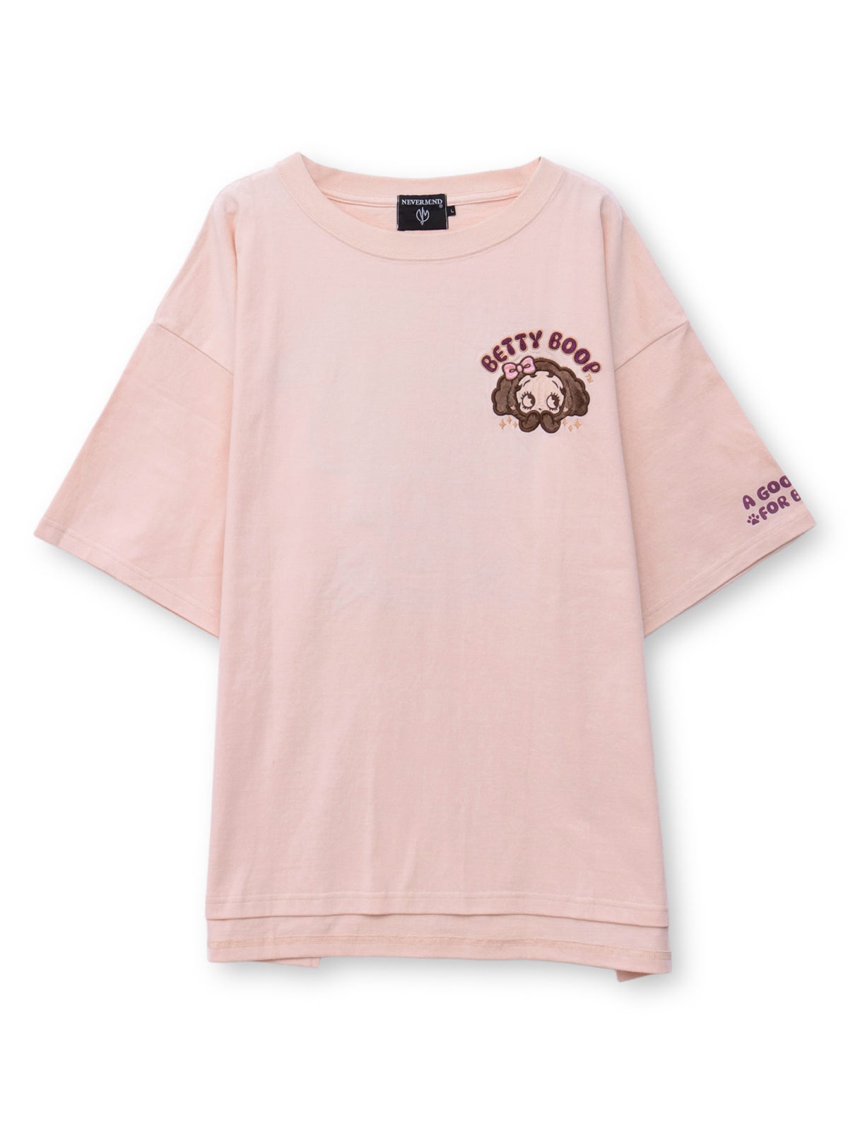 【BETTY BOOP】“トイプーベイビーベティ”刺繍入りTシャツ〔別注〕
