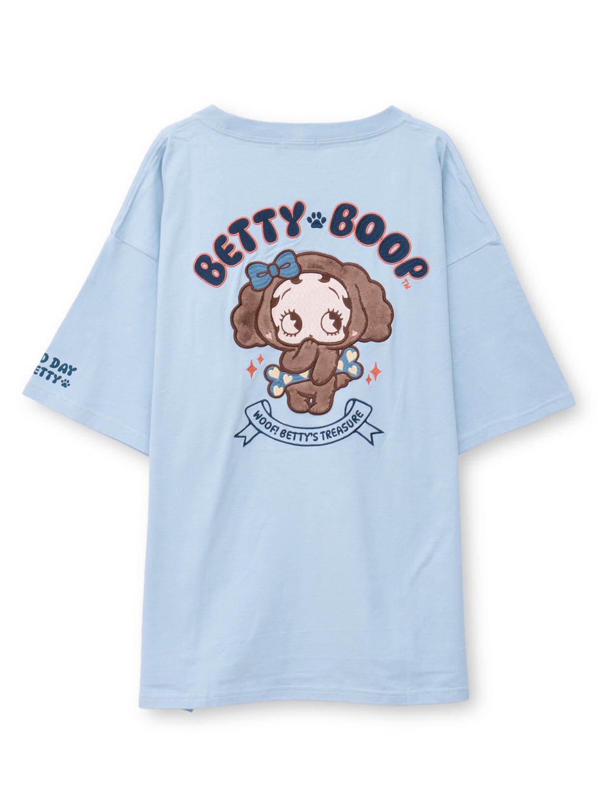 【BETTY BOOP】“トイプーベイビーベティ”刺繍入りTシャツ〔別注〕