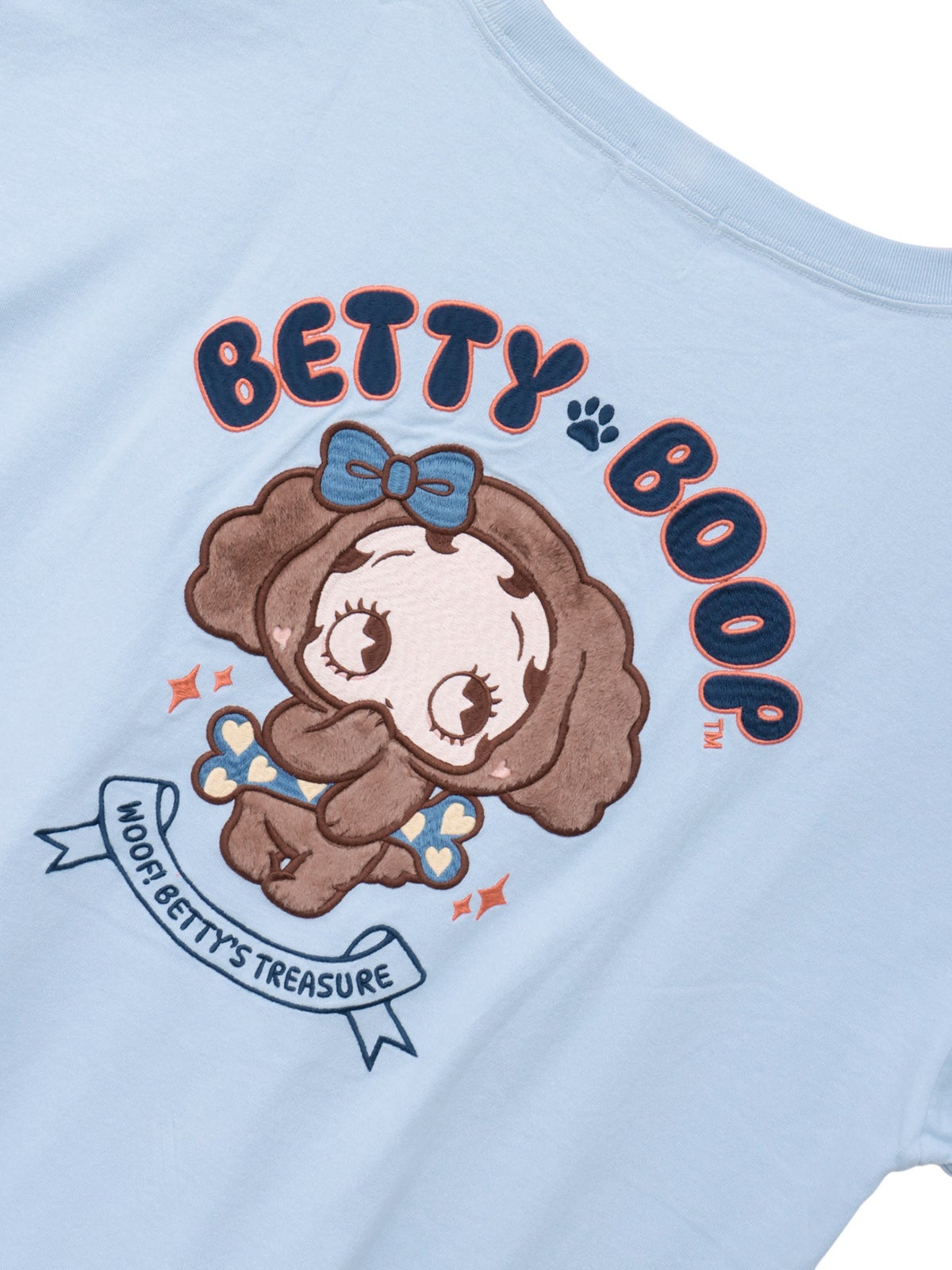 【BETTY BOOP】“トイプーベイビーベティ”刺繍入りTシャツ〔別注〕
