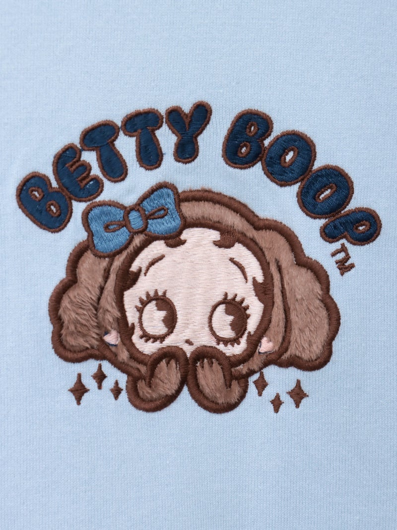 【BETTY BOOP】“トイプーベイビーベティ”刺繍入りTシャツ〔別注〕