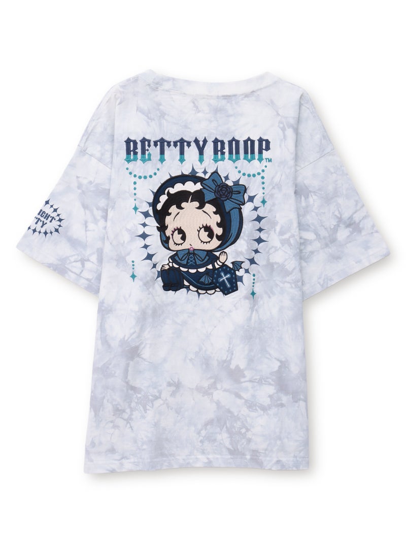 【BETTY BOOP】“ゴスロリベイビーベティ”刺繍入りTシャツ〔別注〕