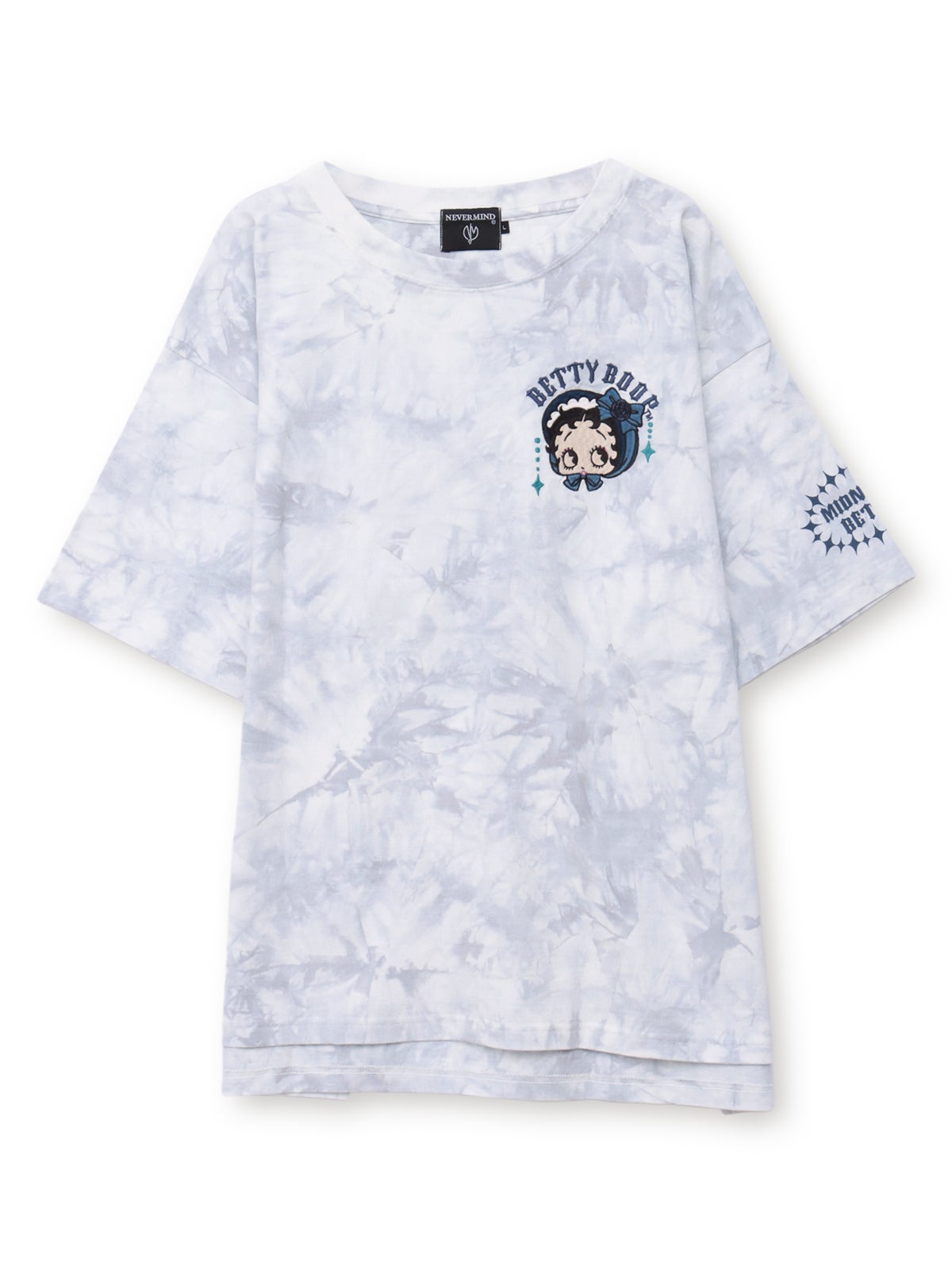 【BETTY BOOP】“ゴスロリベイビーベティ”刺繍入りTシャツ〔別注〕