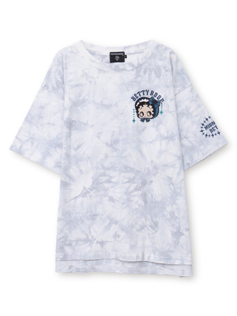 【BETTY BOOP】“ゴスロリベイビーベティ”刺繍入りTシャツ〔別注〕