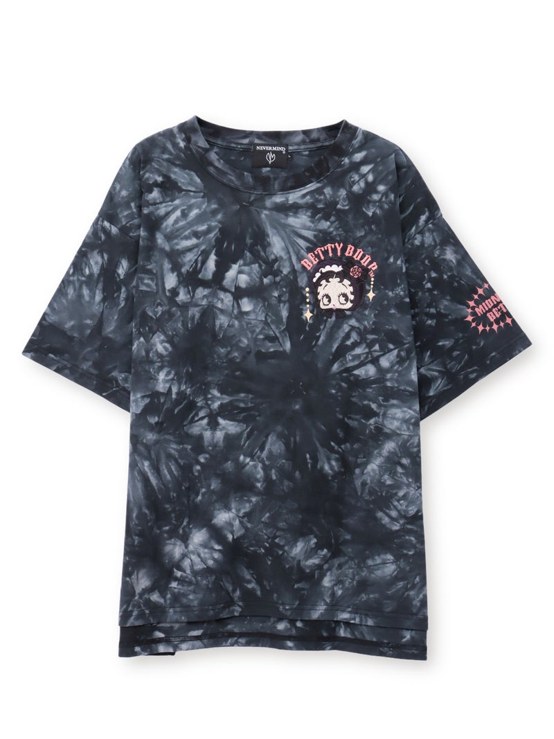 【BETTY BOOP】“ゴスロリベイビーベティ”刺繍入りTシャツ〔別注〕
