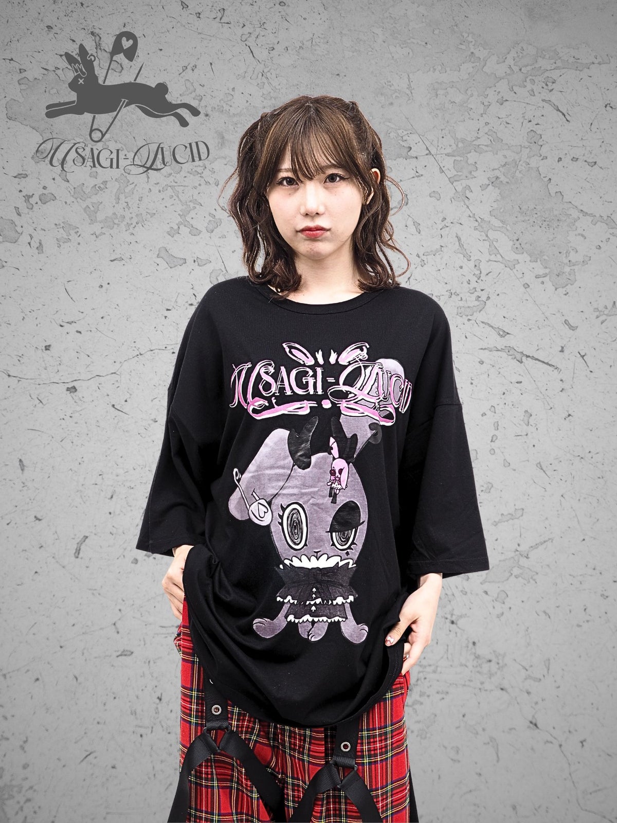 【USAGI-LUCID】KuroEプリントBIG TEE