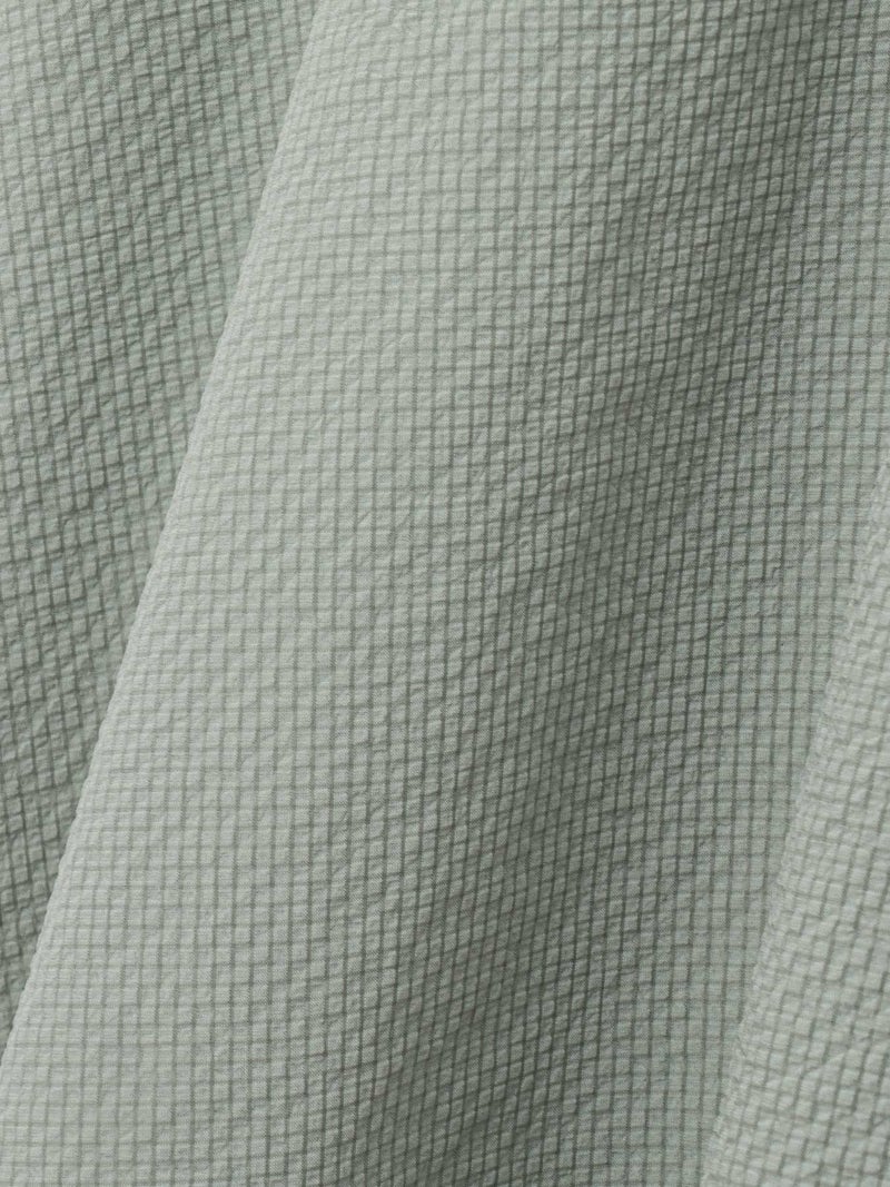【雅結】菊刺繍サッカー素材ドルマンシャツ≪