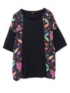 【雅結】和生地切り替え 接触冷感素材ドルマンTシャツ