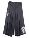 ≪30%OFF≫【SUMINEKO】“蓮とスミネコ”総刺繍スカートパンツ〔lady's〕≪返品・取寄対応不可≫