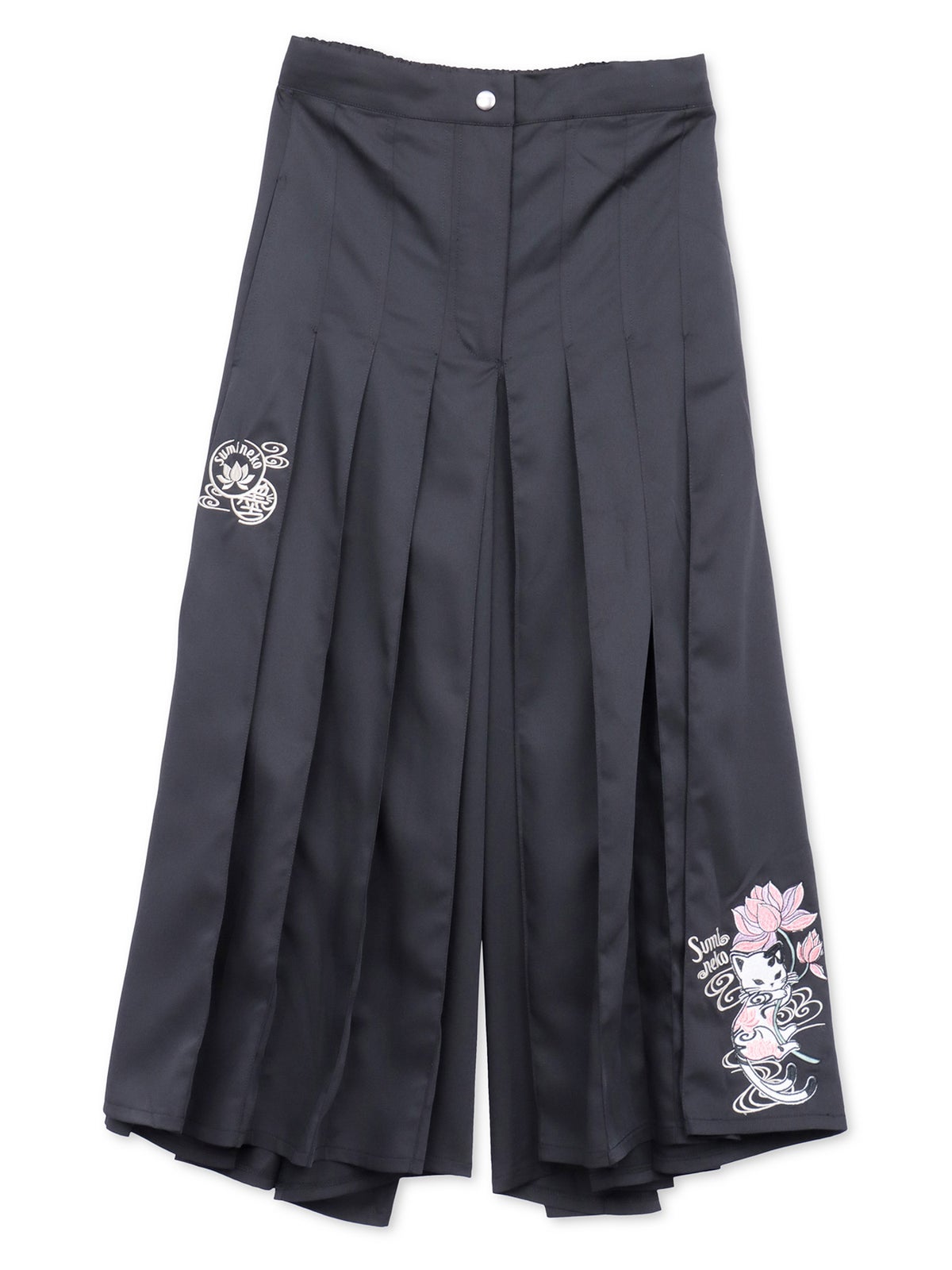 ≪30%OFF≫【SUMINEKO】“蓮とスミネコ”総刺繍スカートパンツ〔lady's〕≪返品・取寄対応不可≫