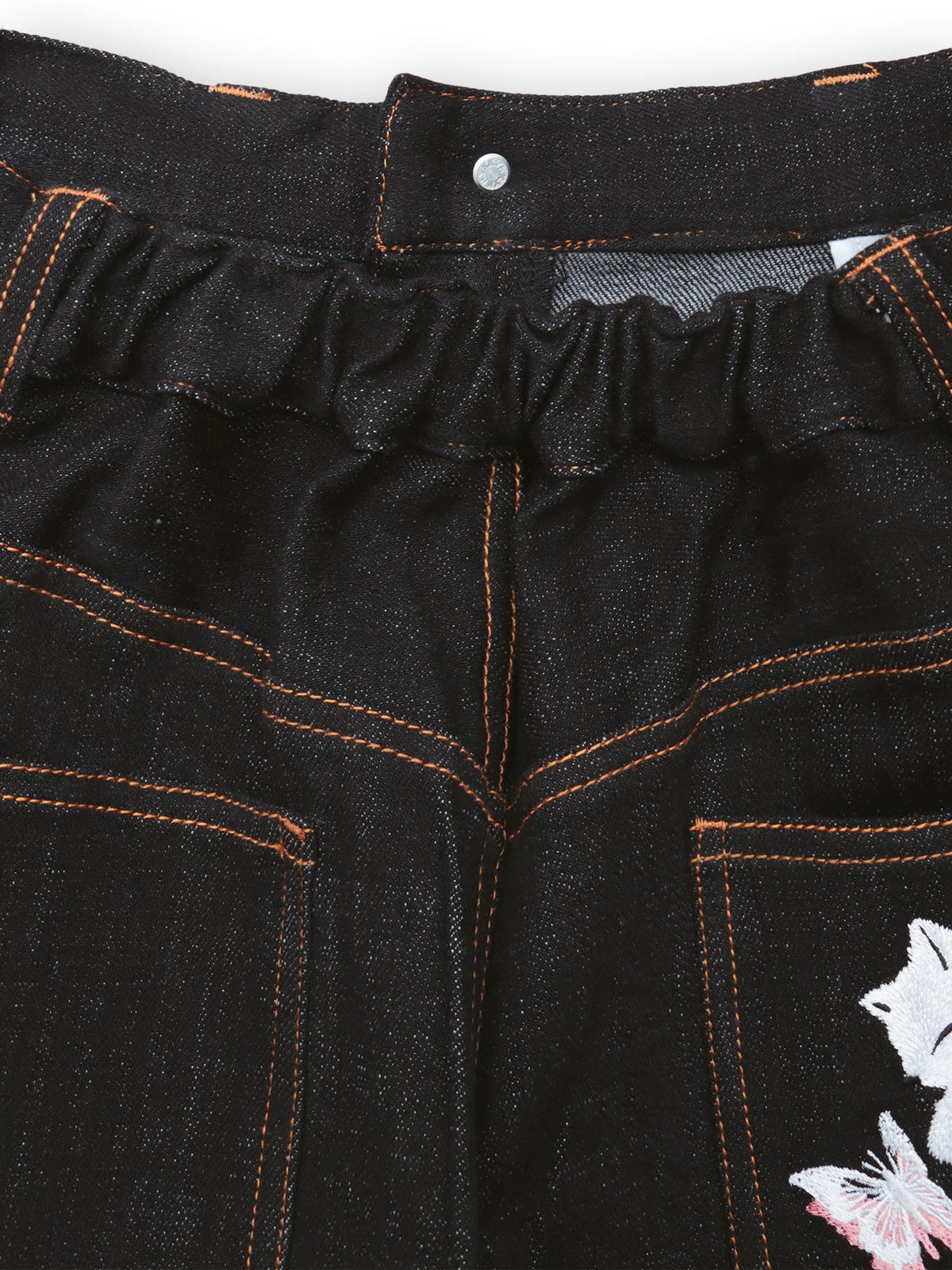 ≪30%OFF≫【今昔 -KON-JAKU-】“清明風月”総刺繍ワイドデニムパンツ≪返品・取寄対応不可≫