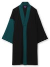 【雅結 -EN-】“無”切替羽織りロングカーディガン