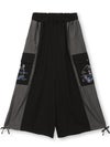  ≪20%OFF≫【雅結】“桜と雲”刺繍入りワイドカーゴパンツ≪返品・取寄対応不可≫