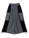  ≪20%OFF≫【雅結】“桜と雲”刺繍入りワイドカーゴパンツ≪返品・取寄対応不可≫