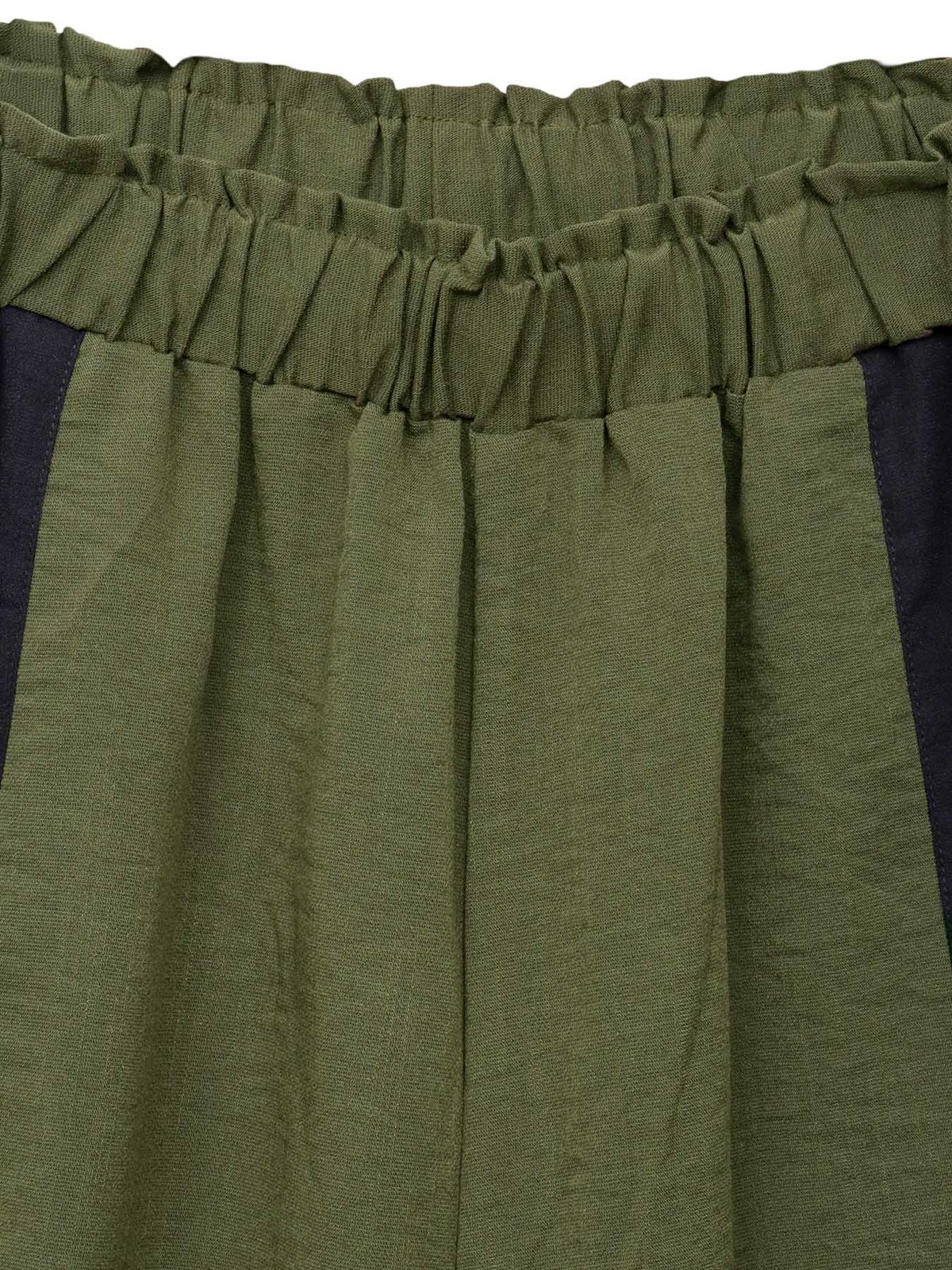  ≪20%OFF≫【雅結】“桜と雲”刺繍入りワイドカーゴパンツ≪返品・取寄対応不可≫