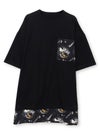 【SUMINEKO】“陰陽猫”切替チュニック