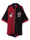 【雅結 -EN-】“お狐様”刺繍入りキモノスリーブZIP UP