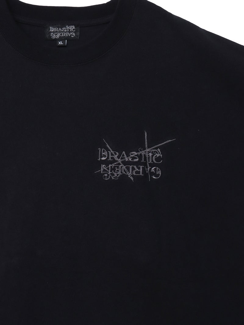 【DRASTIC GARDEN】“フェザーダリア”総刺繍Tシャツ