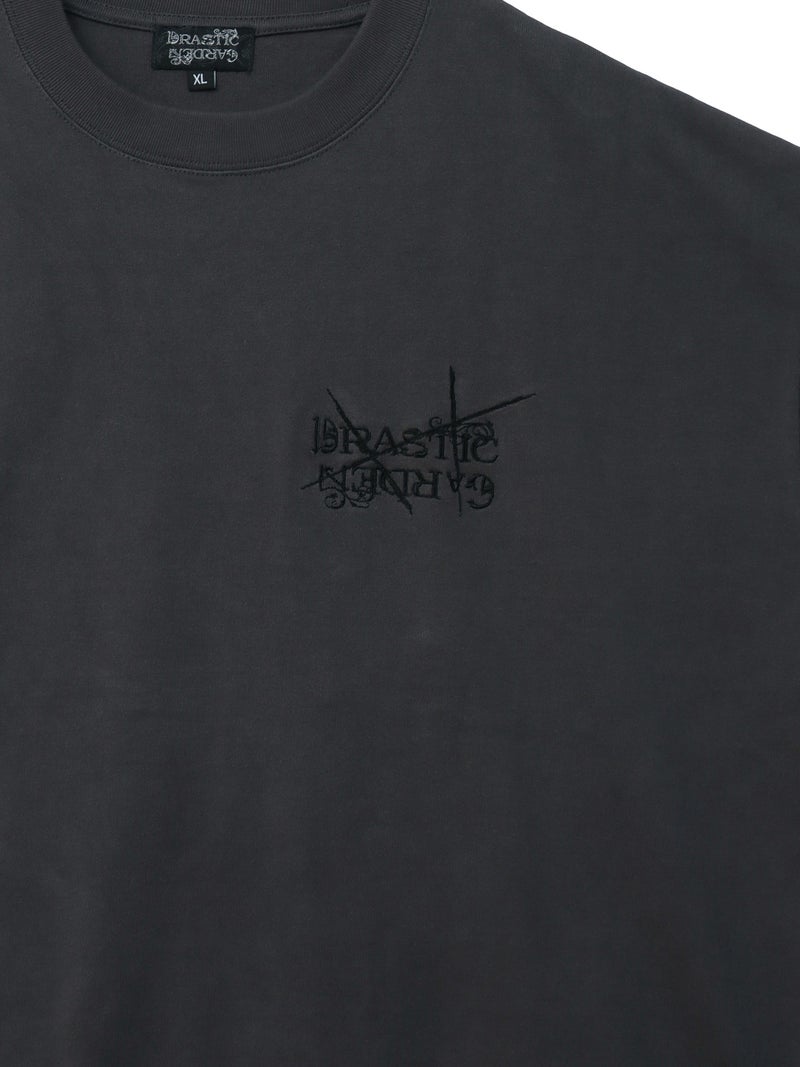 【DRASTIC GARDEN】“フェザーダリア”総刺繍Tシャツ