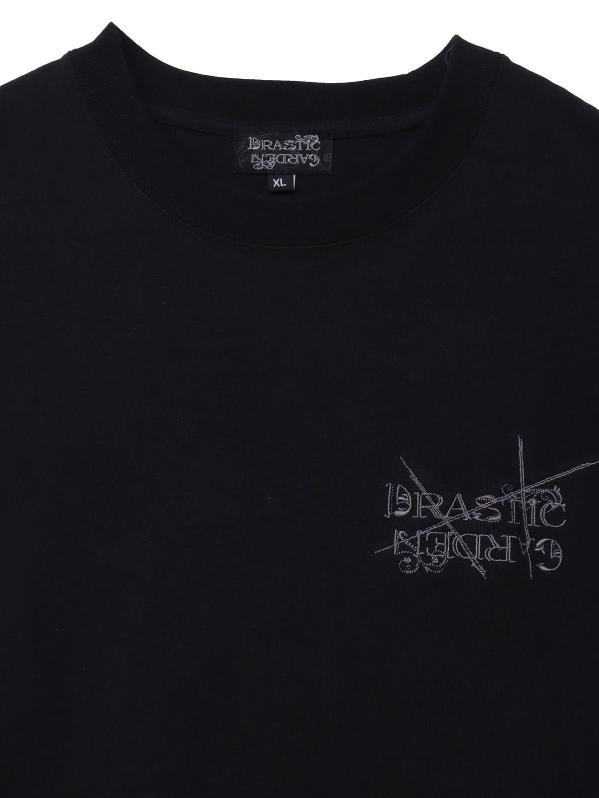 【DRASTIC GARDEN】“フェザーダリア”総刺繍Tシャツ