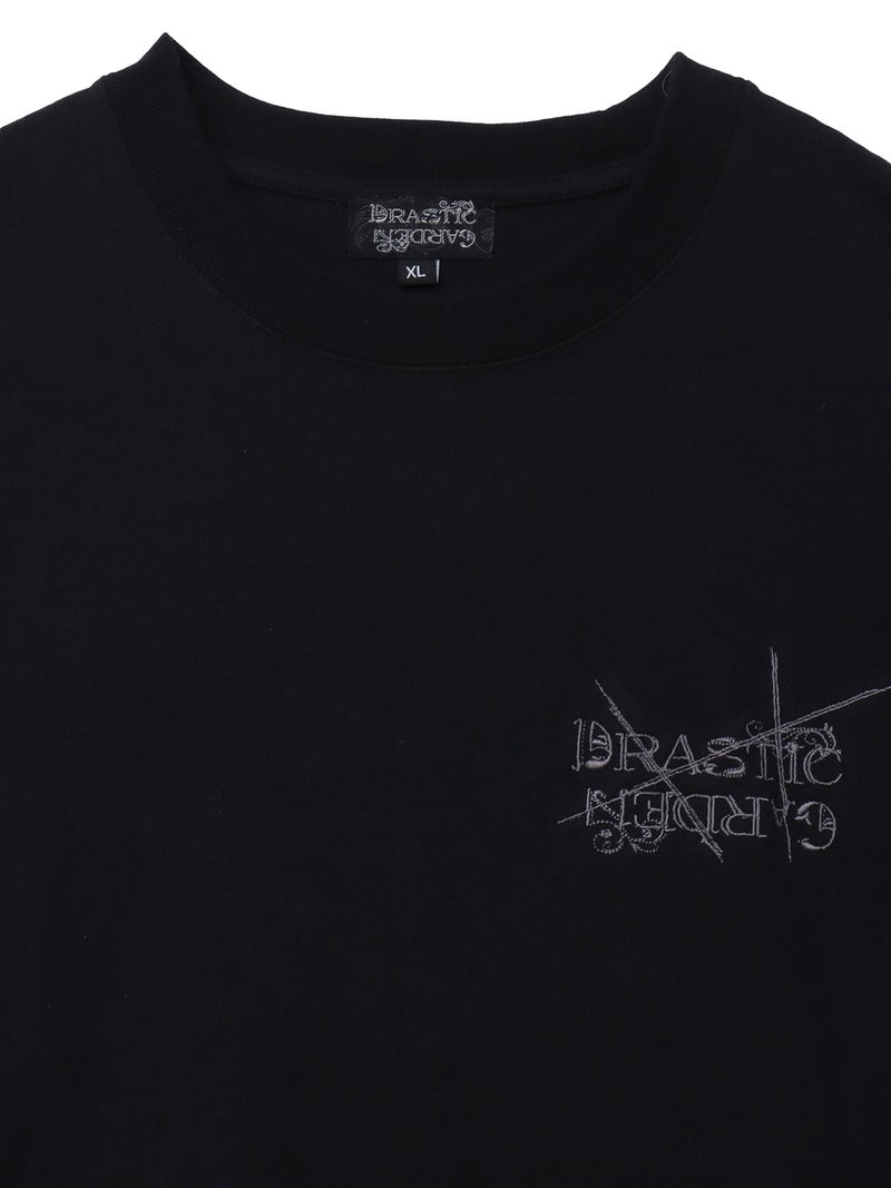 【DRASTIC GARDEN】“フェザーダリア”総刺繍Tシャツ