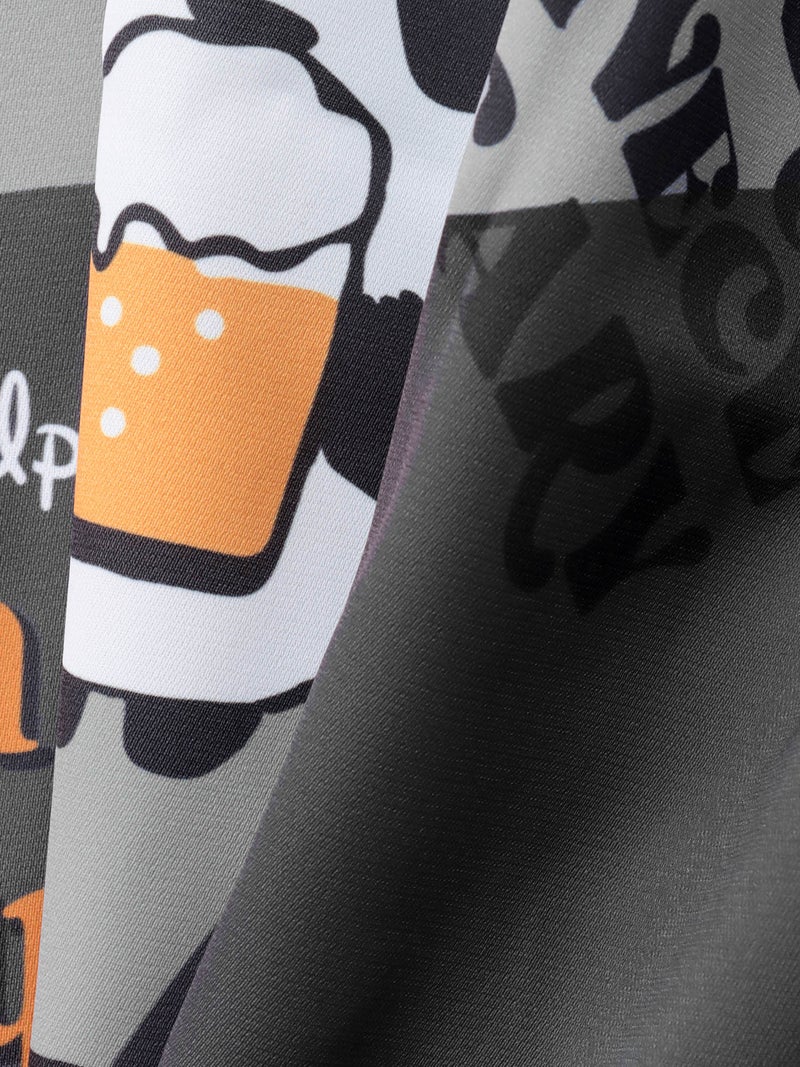 【PANDIESTA JAPAN】“BEERxCARS”総柄オープンシャツ
