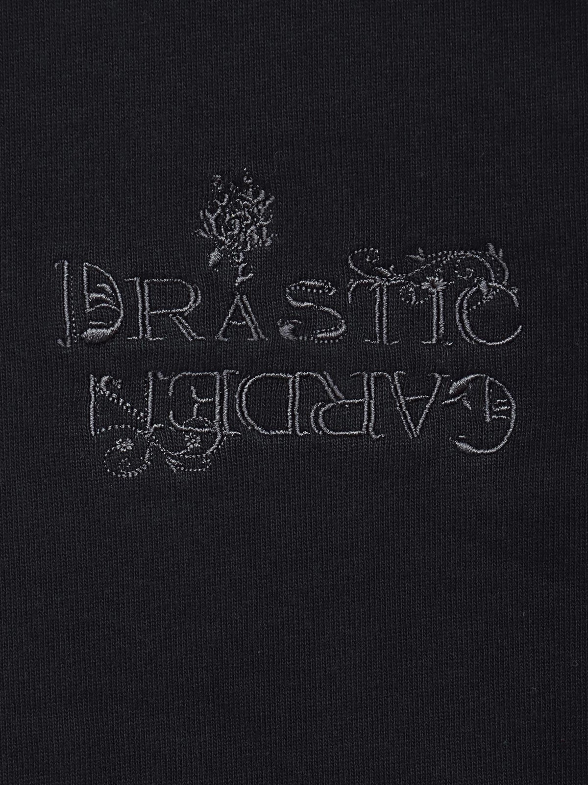 【DRASTIC GARDEN】“漆黒の華々”総刺繍BGIシルエットロンT
