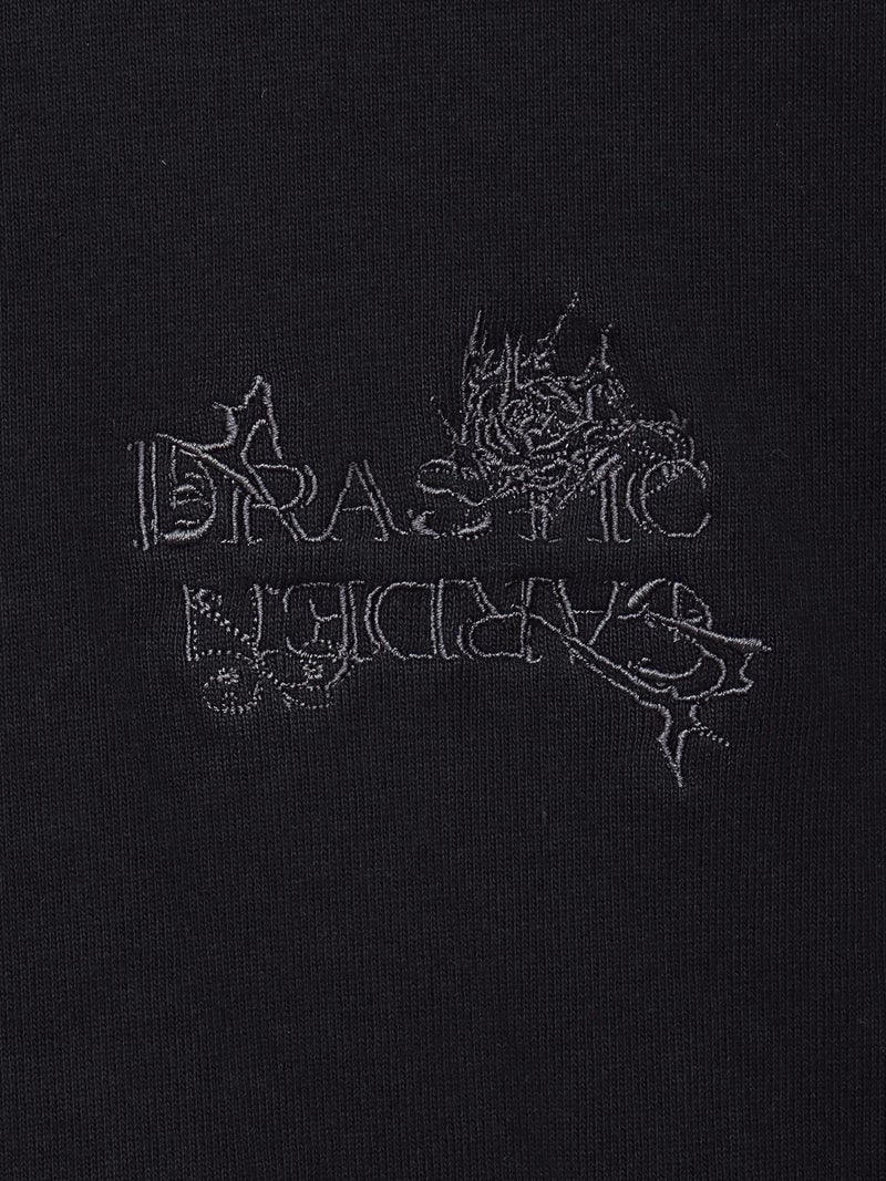 【DRASTIC GARDEN】“漆黒の華々”総刺繍BGIシルエットロンT