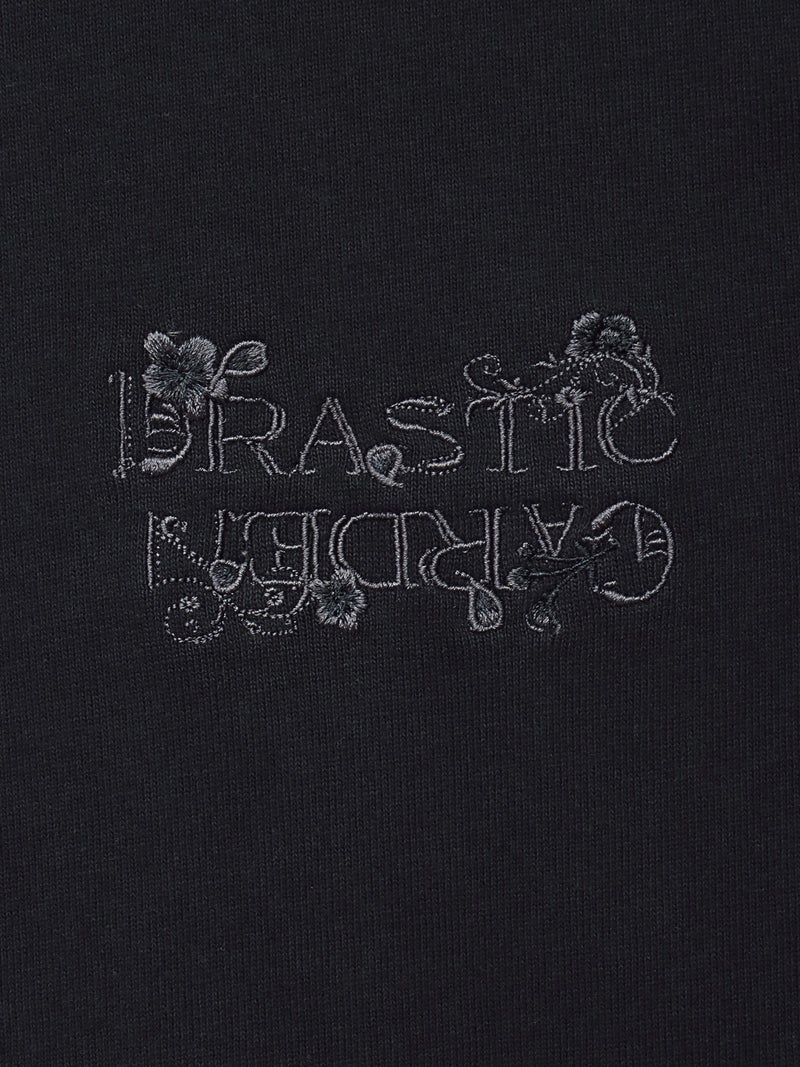 【DRASTIC GARDEN】“漆黒の華々”総刺繍BGIシルエットロンT