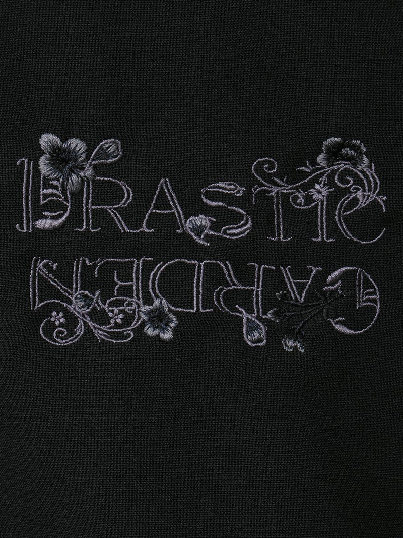 【DRASTIC GARDEN】“煙ノ桜”刺繍入り変形シャツ