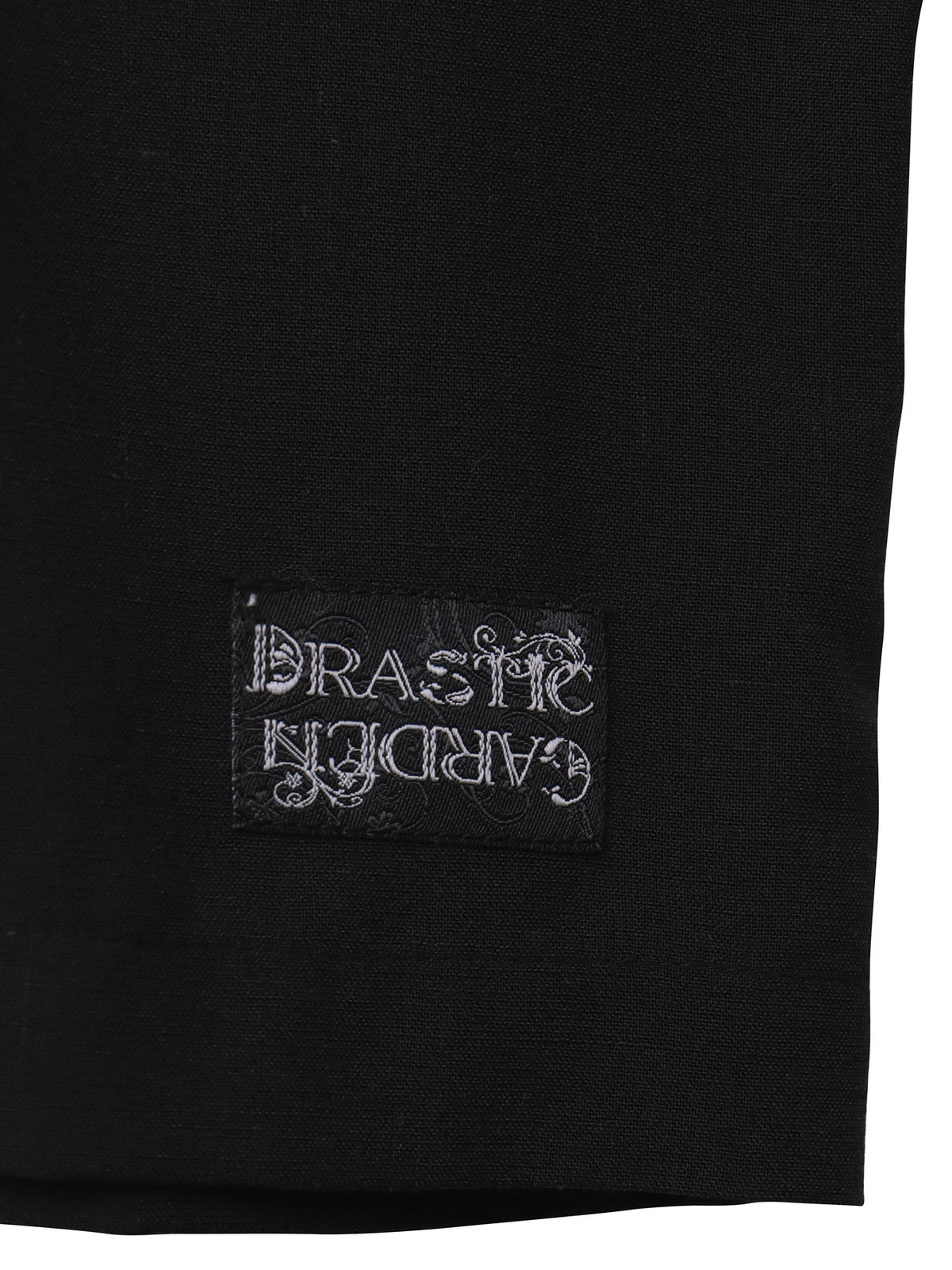 【DRASTIC GARDEN】“煙ノ桜”刺繍入り変形シャツ