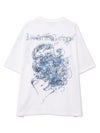 【DRASTIC GARDEN】“煙ノ桜”総刺繍BIGシルエットTシャツ
