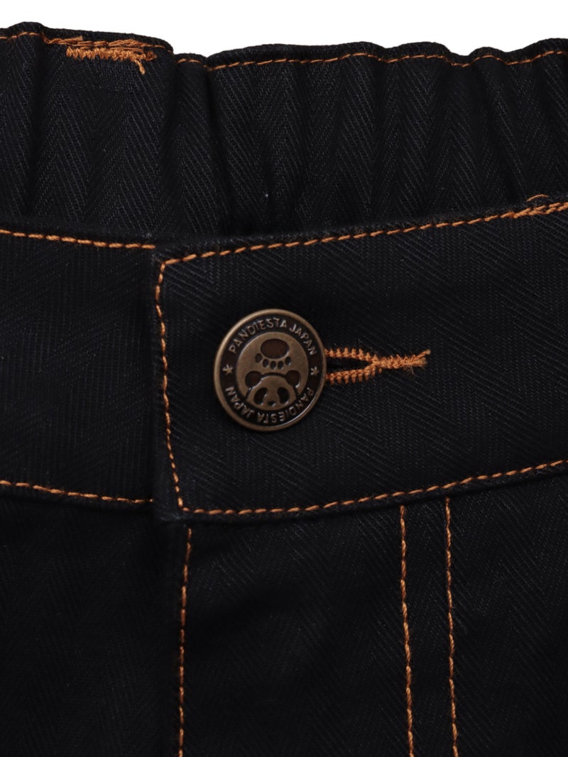 【PANDIESTA JAPAN】“アメリカンダイナー”刺繍入りセパレートダブルニーパンツ〔別注〕