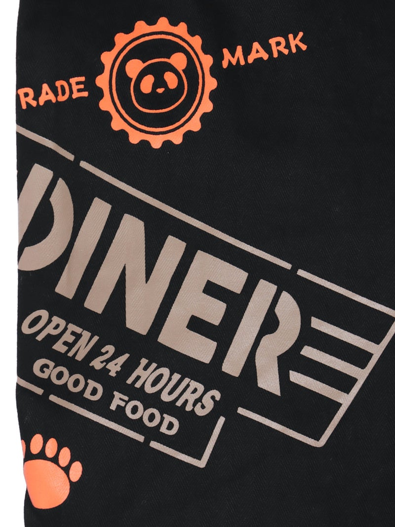 【PANDIESTA JAPAN】“アメリカンダイナー”刺繍入りセパレートダブルニーパンツ〔別注〕