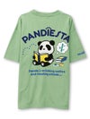 【PANDIESTA JAPAN】“リーディングパンダ”刺繍入りTシャツ