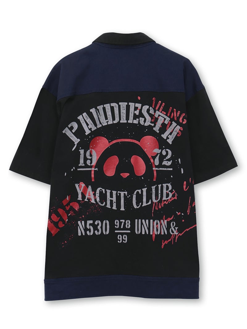 【PANDIESTA JAPAN】“ヨットクラブ”ツイル切替シャツ